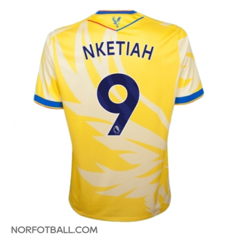Billige Fotballdrakt Crystal Palace Eddie Nketiah #9 Replika Bortedrakt 2024-25 Kortermet